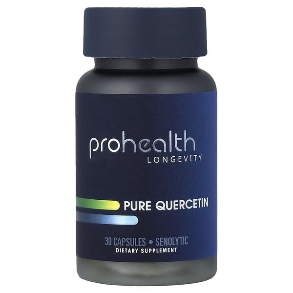 ProHealth Longevity, 순수 퀘르세틴, 500mg, 캡슐 30정