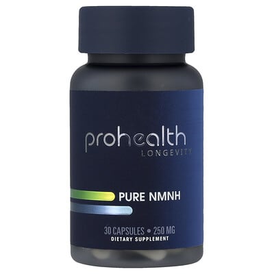 ProHealth Longevity, Pure NMNH Capsules, 250 mg, 30 Capsules
