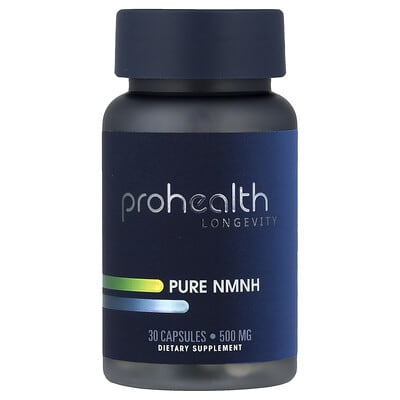 ProHealth Longevity, Pure NMNH Capsules, 500 mg, 30 Capsules