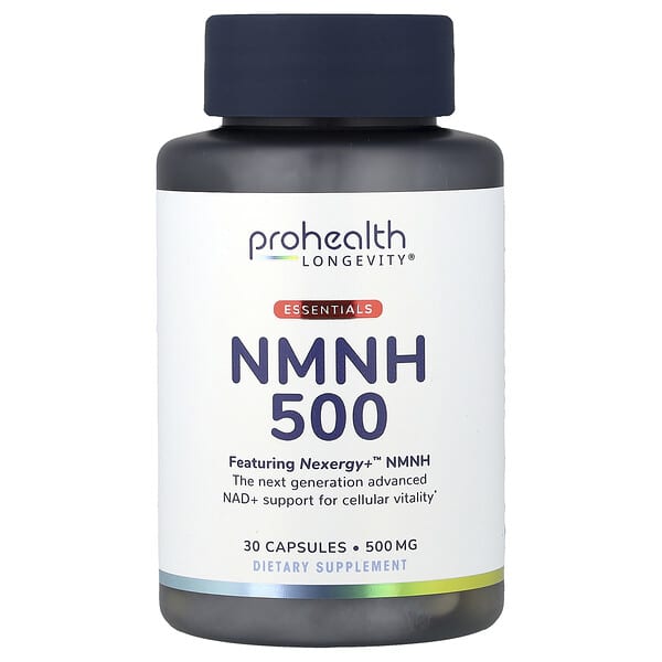 ProHealth Longevity, Essentials, NMNH 500, 500 mg, 30 Capsules — product photo 1