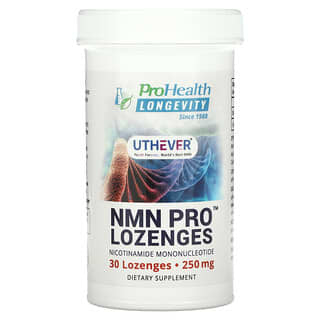 ProHealth Longevity, أقراص استحلاب NMN Pro، 250 ملجم، 30 قرص استحلاب