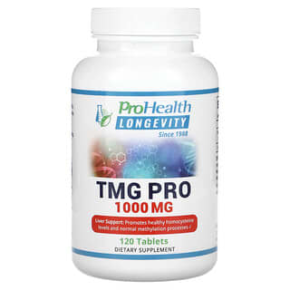 ProHealth Longevity, TMG Pro, 1000 mg, 120 comprimés