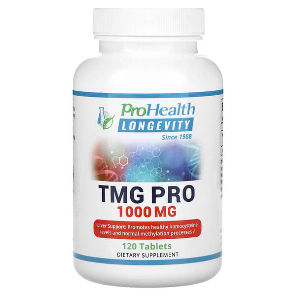 ProHealth Longevity, TMG Pro, 1,000 mg, 120 Tablets