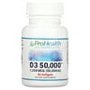 Vitamin D3 50,000, 1,250 mcg (50,000 IU), 50 Softgels