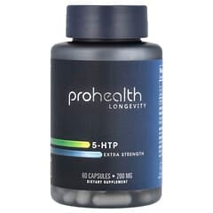 ProHealth Longevity, 5-HTP, Extra Strength, 200 mg, 60 Capsules