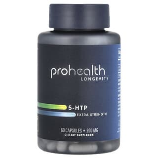 ProHealth Longevity, 5-HTP, Concentración extra, 200 mg, 60 cápsulas