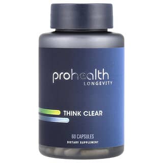 ProHealth Longevity, Think Clear, 60 cápsulas