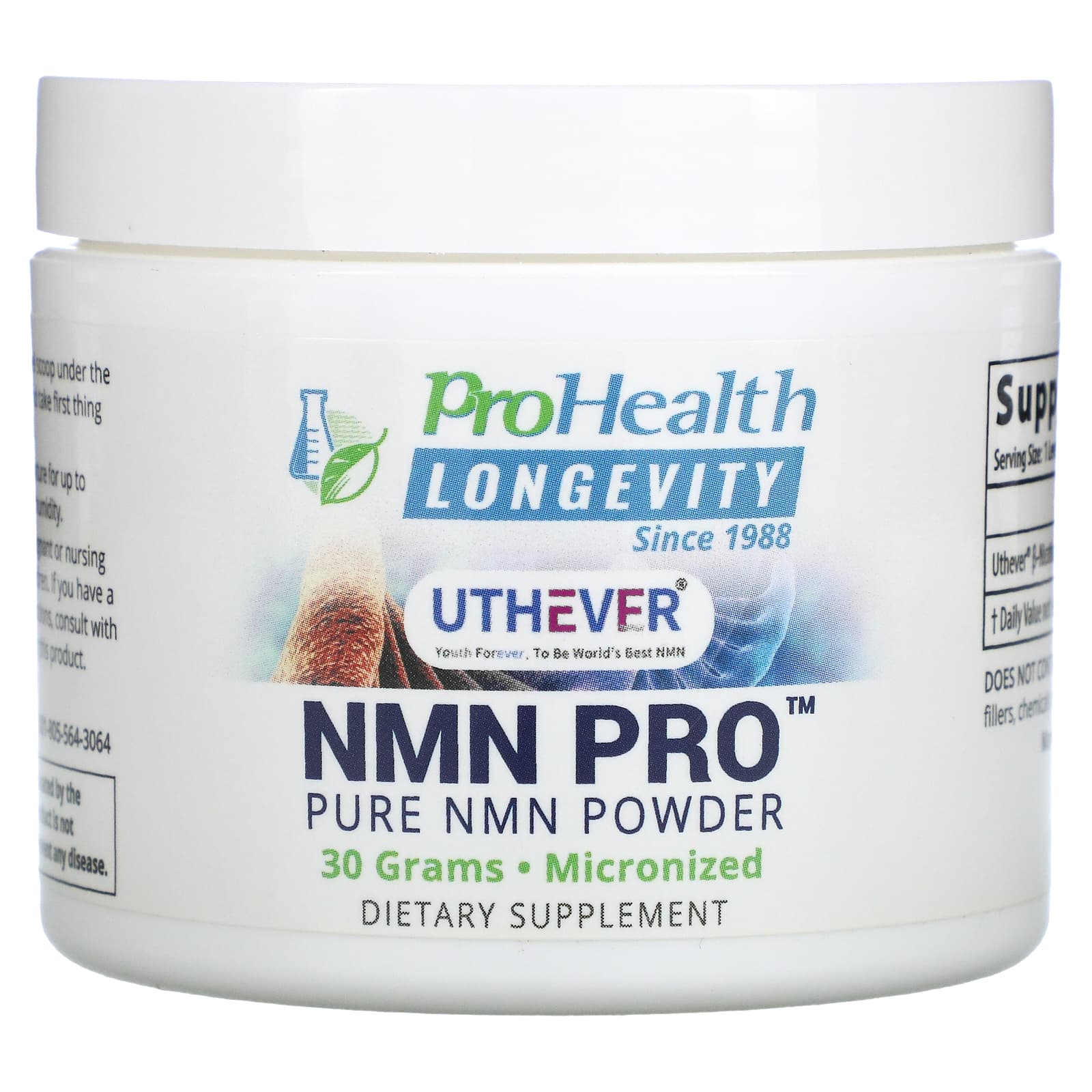 ProHealth Longevity, NMN Pro, 순수 NMN 분말, 30g