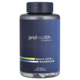 ProHealth Longevity, Acide malique + Magnésium, 180 comprimés