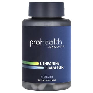 ProHealth Longevity, L-Theanine Calm-Plex, L-Theanin Calm-Plex, 60 Kapseln