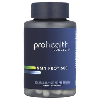 ProHealth Longevity, NMN Pro™ 500, 500 mg, 30 Capsules