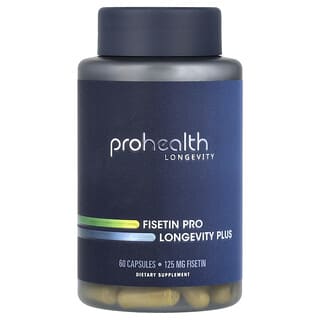 ProHealth Longevity, Suplemento de fisetina para lograr una mayor longevidad, 60 cápsulas
