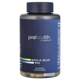 ProHealth Longevity, Muscle Relief Pro, 180 cápsulas