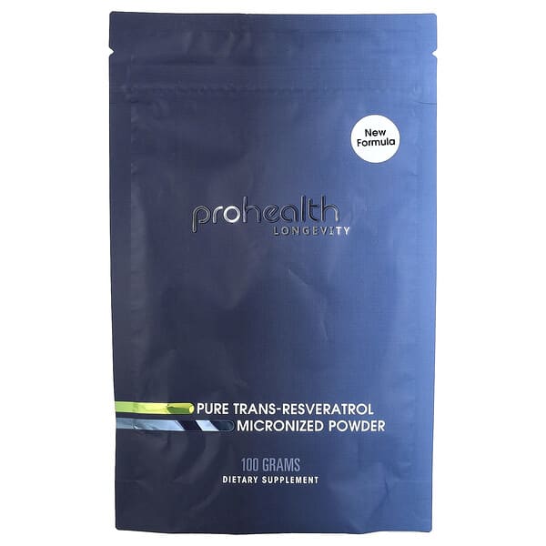 ProHealth Longevity, 全反式白藜蘆醇微粒粉，100 克
