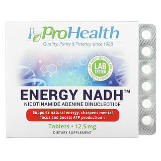ProHealth Longevity, Energy NADH，12.5 mg，90 片