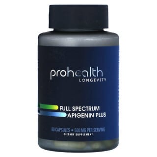 ProHealth Longevity, Apigenina de espectro completo, 60 cápsulas