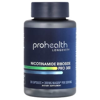 ProHealth Longevity, Ribósido de nicotinamida Pro 300, 300 mg, 30 cápsulas