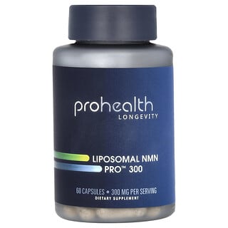 ProHealth Longevity, NMN liposomal Pro 300, 300 mg, 60 capsules (150 mg par capsule)