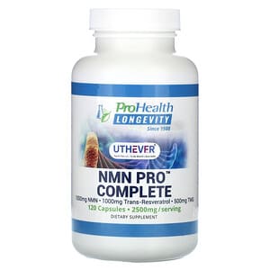 ProHealth Longevity, NMN Pro Complete, 625 mg, 120 cápsulas