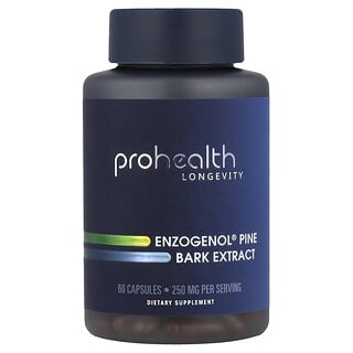 ProHealth Longevity, Enzogenol Pine Bark Extract, 60 Capsules (125 mg per Capsule)