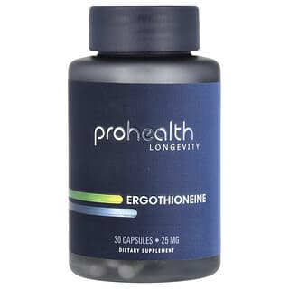 ProHealth Longevity, Ergotioneína, 25 mg, 30 cápsulas