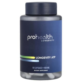 ProHealth Longevity, Longevity ATP, Langlebigkeits-ATP, 400 mg, 90 Kapseln