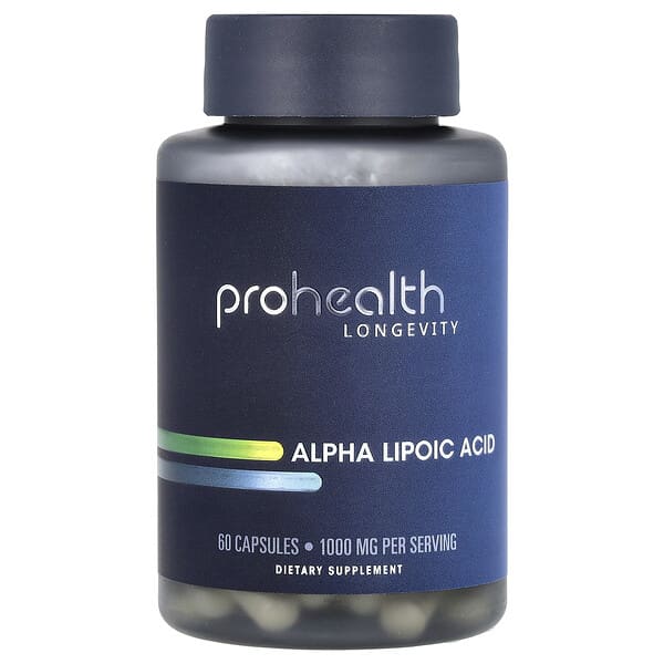 Alpha Lipoic Acid, 60 Capsules (500 mg per Capsule)