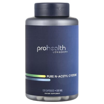 ProHealth Longevity, Whole N-Acetyl Cysteine, 600 mg, 120 Capsules