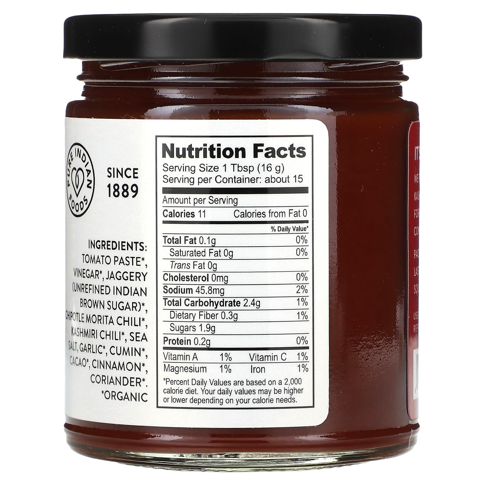 Pure Indian Foods, Kick, Ketchup in a Jar, 8.5 oz (240 g)