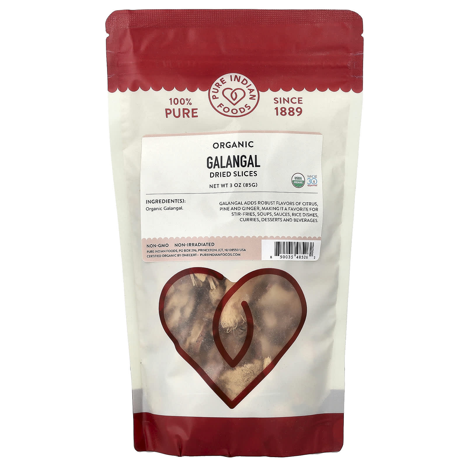 Soeos Galangal Slices 6 Ounces, MDA05 Non-GMO Verified - View #4