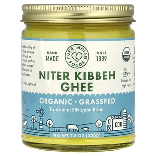 Pure Indian Foods, Ghee Niter Kibbeh Organik, 7.8 oz (220 g)