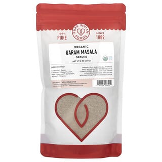 Pure Indian Foods, Organic Garam Masala, Ground, 8 oz (226 g)