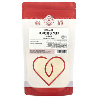 Pure Indian Foods, Organic Fenugreek Seed, Ground, 8 oz (226 g)