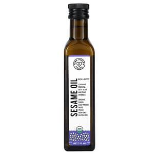 Pure Indian Foods, Organic Cold Pressed Virgin Sesame Oil, 250 ml'