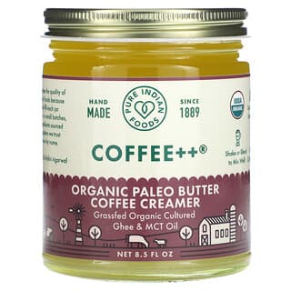 Pure Indian Foods, Café ++, Creme de Café Orgânico de Manteiga Paleo, 8,5 fl oz