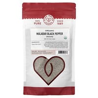 Pure Indian Foods, 有機馬拉巴黑胡椒，研磨，8 盎司（226 克）