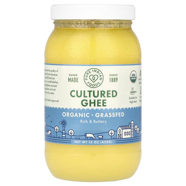 Pure Indian Foods, オーガニック発酵ギー、425g