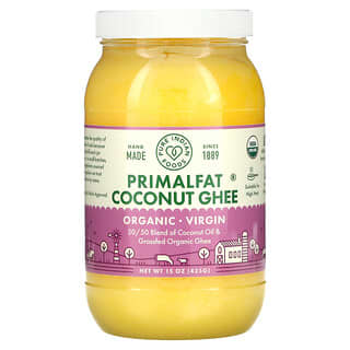Pure Indian Foods, PrimalFat, органическое кокосовое масло и масло гхи холодного отжима, 425 г (15 унций)