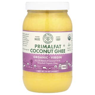 Pure Indian Foods, Organic Virgin PrimalFat Coconut Ghee, 15 oz (425 g)