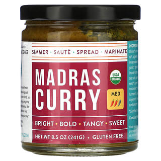 Pure Indian Foods, Madras Curry, Medium, 8.5 oz (241 g)