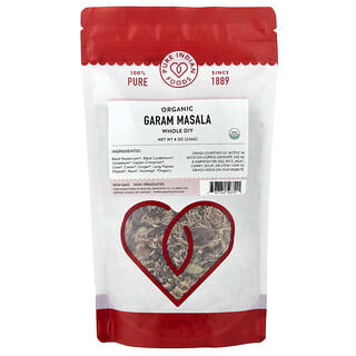Pure Indian Foods, Органический гарам масала, полностью готовый к употреблению, 226 г (8 унций)
