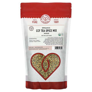 Pure Indian Foods, Organic CCF Tea Spice Mix, Whole, 8 oz (226 g)