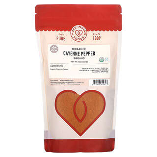 Pure Indian Foods, Pimienta de cayena orgánica molida`` 226 g (8 oz)