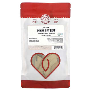 Pure Indian Foods, Organic Indian Bay Leaf, Whole , 1 oz (28 g)