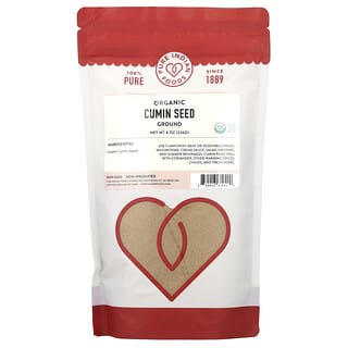 Pure Indian Foods, Organic Cumin Seed, Ground, 8 oz (226 g)