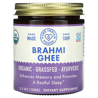 Pure Indian Foods, Brahmi Ghee, 5.3 oz (150 g)