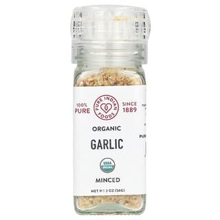 Pure Indian Foods, Organic Garlic, Minced, 2 oz (56 g)