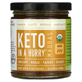 Pure Indian Foods, Madras Keto in a Hurry, Medium, 8.5 oz (241 g)