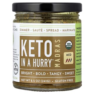 Pure Indian Foods, Madras Keto σε βιασύνη, μεσαία, 8,5 ουγκιές (241 g)