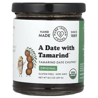 Pure Indian Foods, A Date with Tamarind（デーツ ウィズ タマリンド）、オリジナル、297g（10.5オンス）